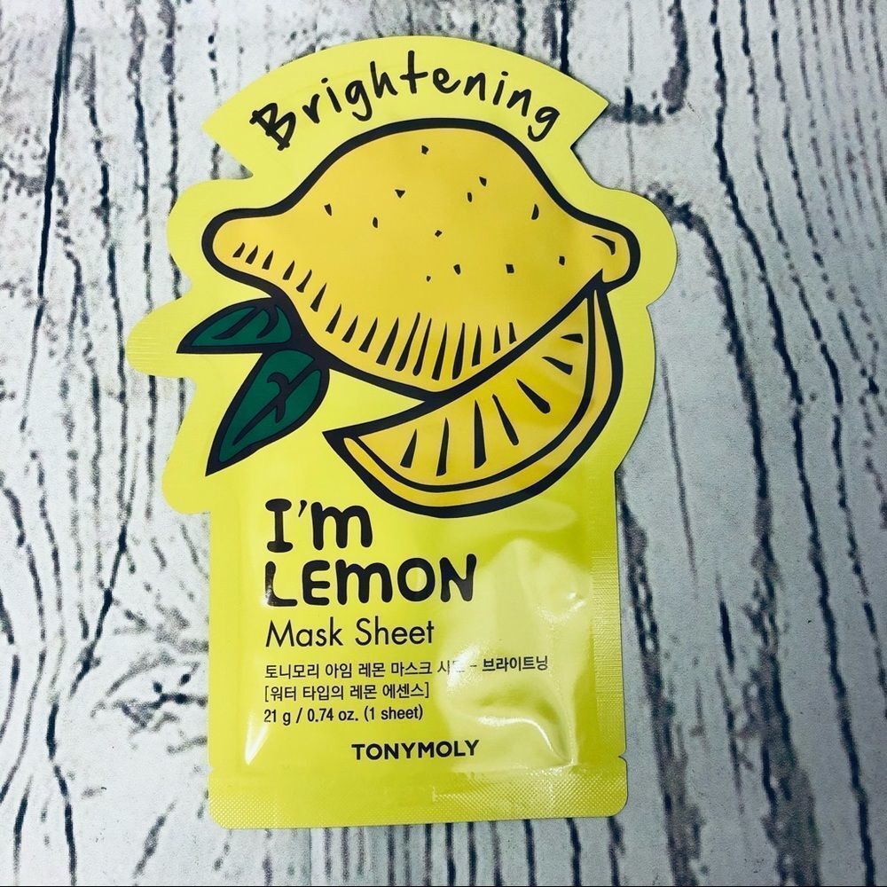 Tonymoly I’m Lemon K-Beauty Korean Skin Brightening Sheet Mask